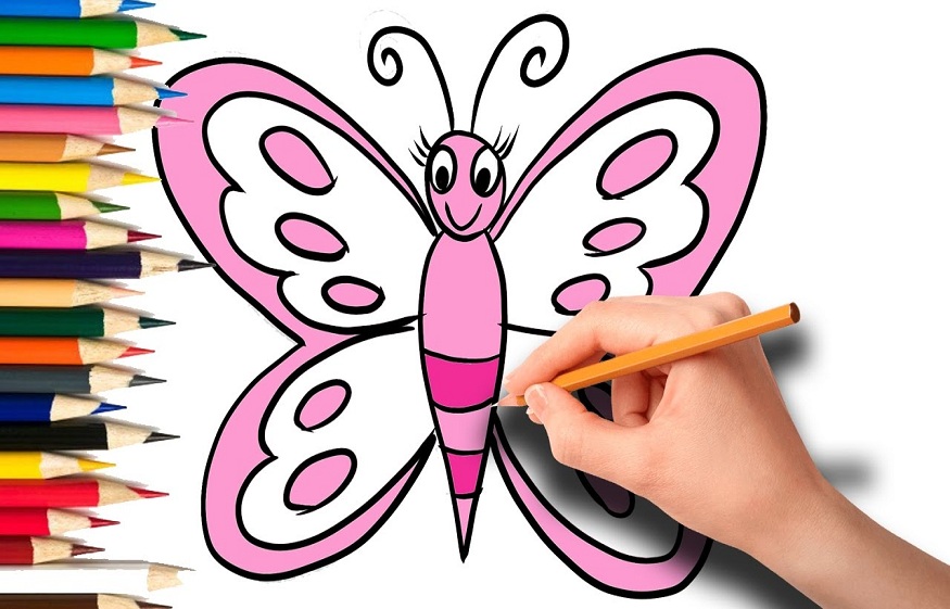 A Step-by-Step Tutorial on How to Draw Butterfly for Kids